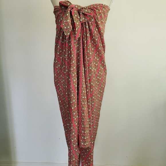 Bianca Coletti Silk Strapless Dress/Cover Up - Picture 3 of 9